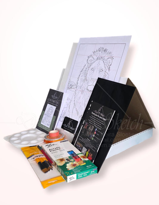 Desire to Sketch Painting Kit (Lion)