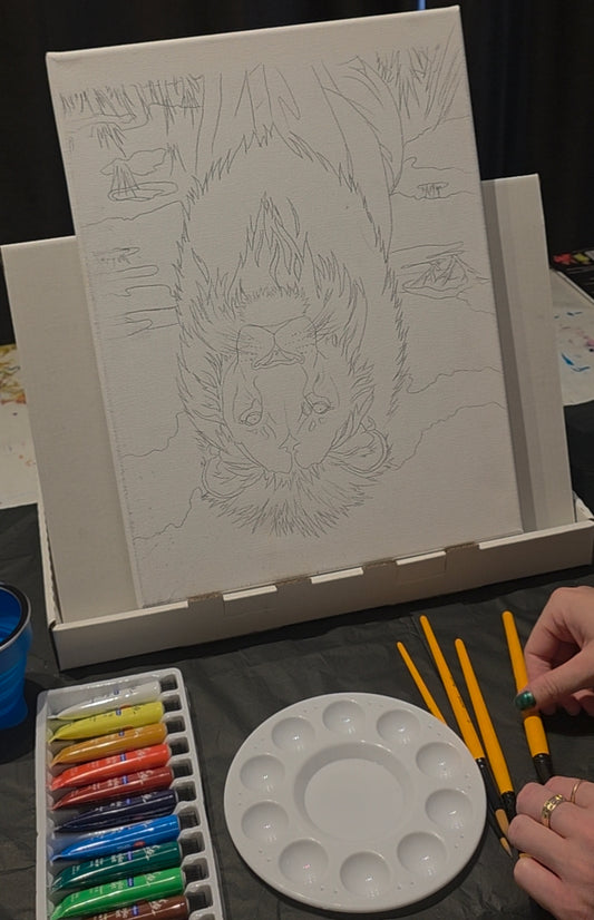 Desire to Sketch Painting Kit (Lion)