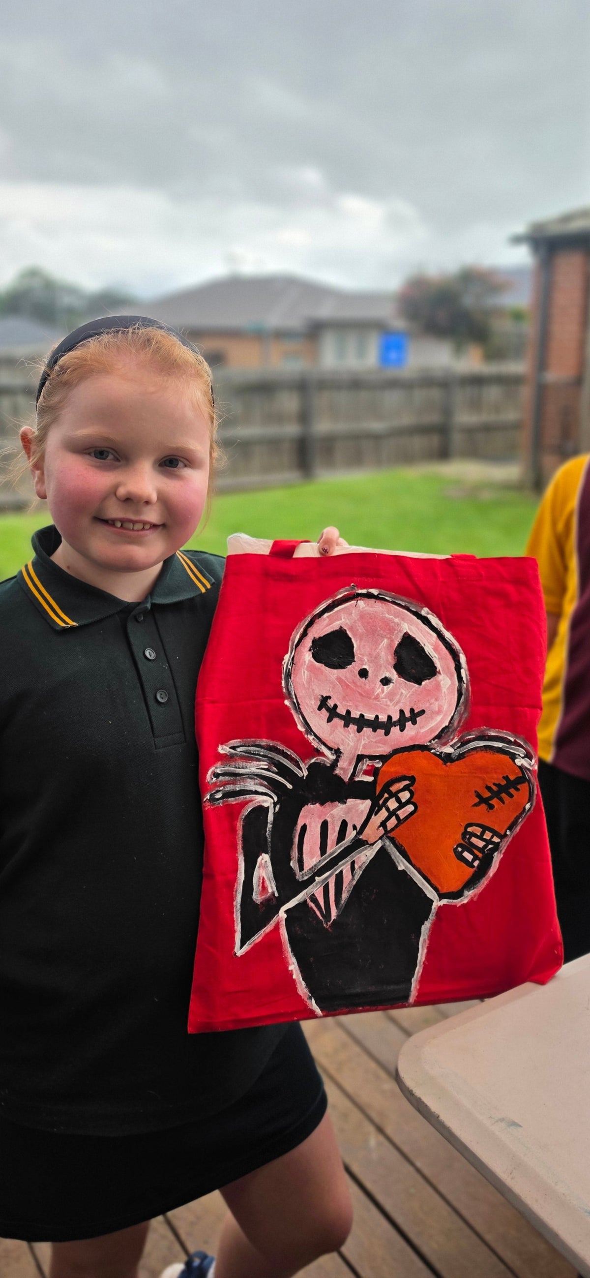 Halloween tote bag painting workshop
