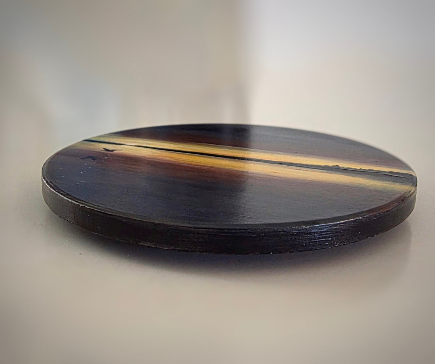 Mars Landing – One-of-a-Kind Collectable Hand-Painted Coaster