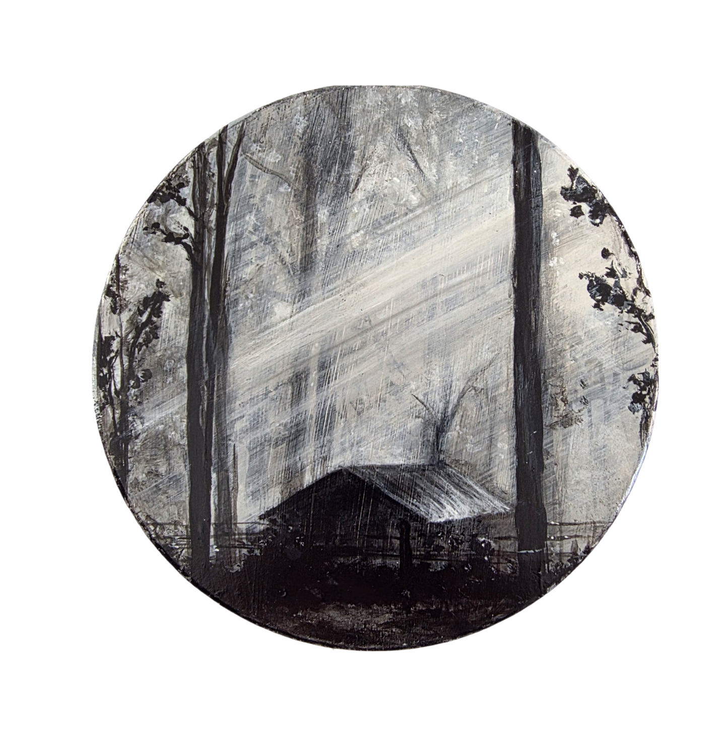 Emerald Mist – One-of-a-Kind Collectable Hand-Painted Coaster