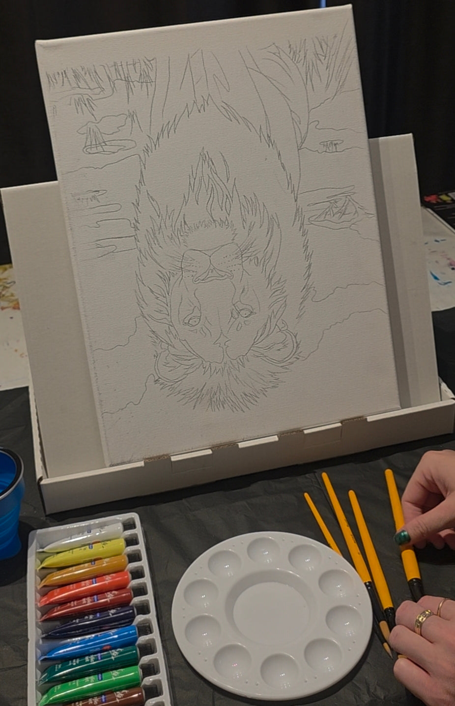 Desire to Sketch Painting Kit (Lion)