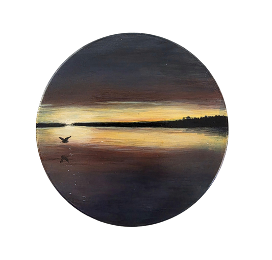 Mars Landing – One-of-a-Kind Collectable Hand-Painted Coaster