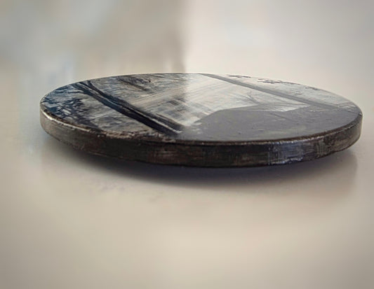 Emerald Mist – One-of-a-Kind Collectable Hand-Painted Coaster