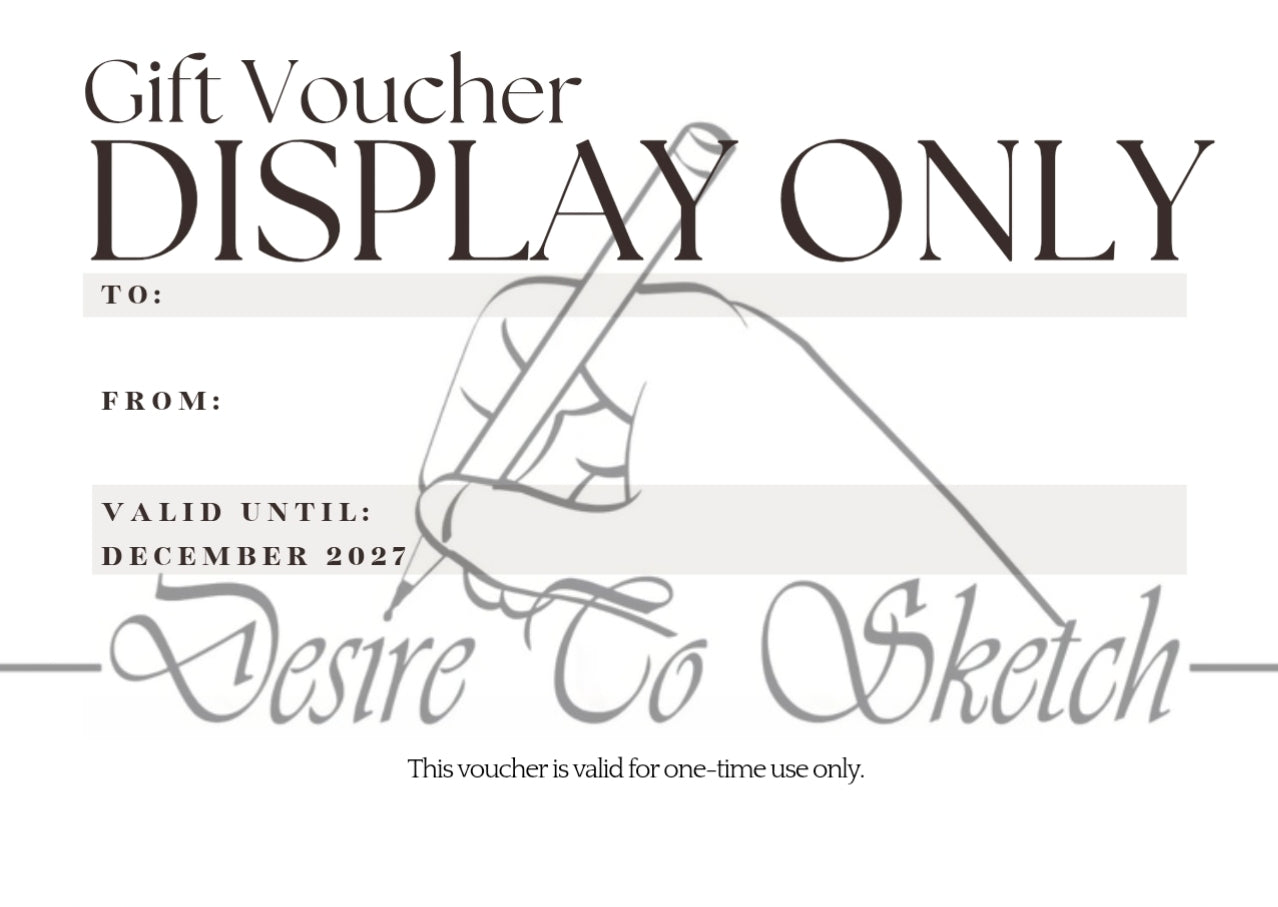 Desire To Sketch Gift Cards