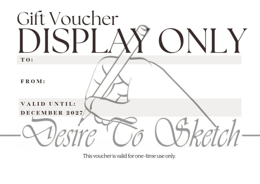 Desire To Sketch Gift Cards